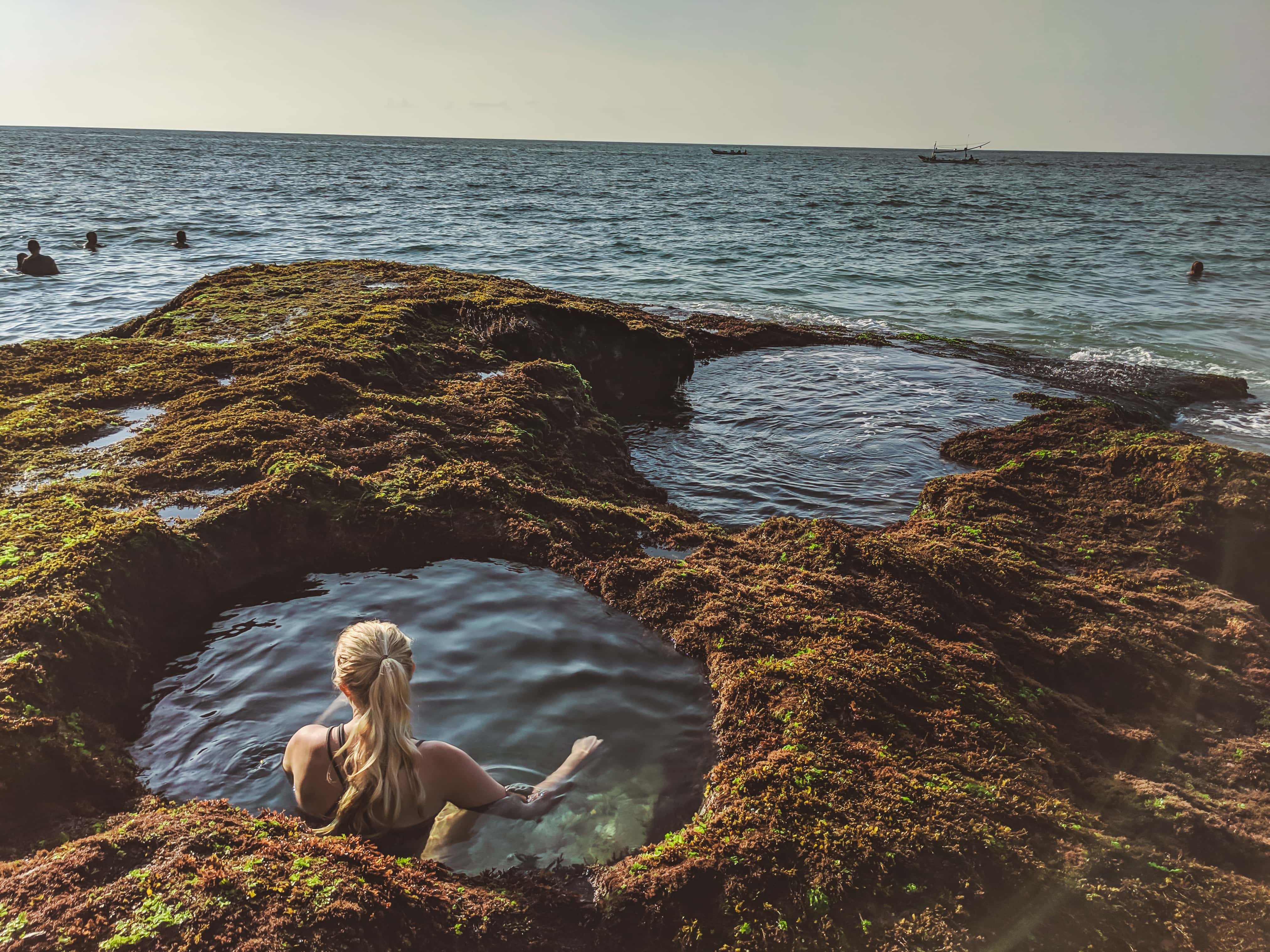 Tegal Wangi natural pools hidden beach in Bali