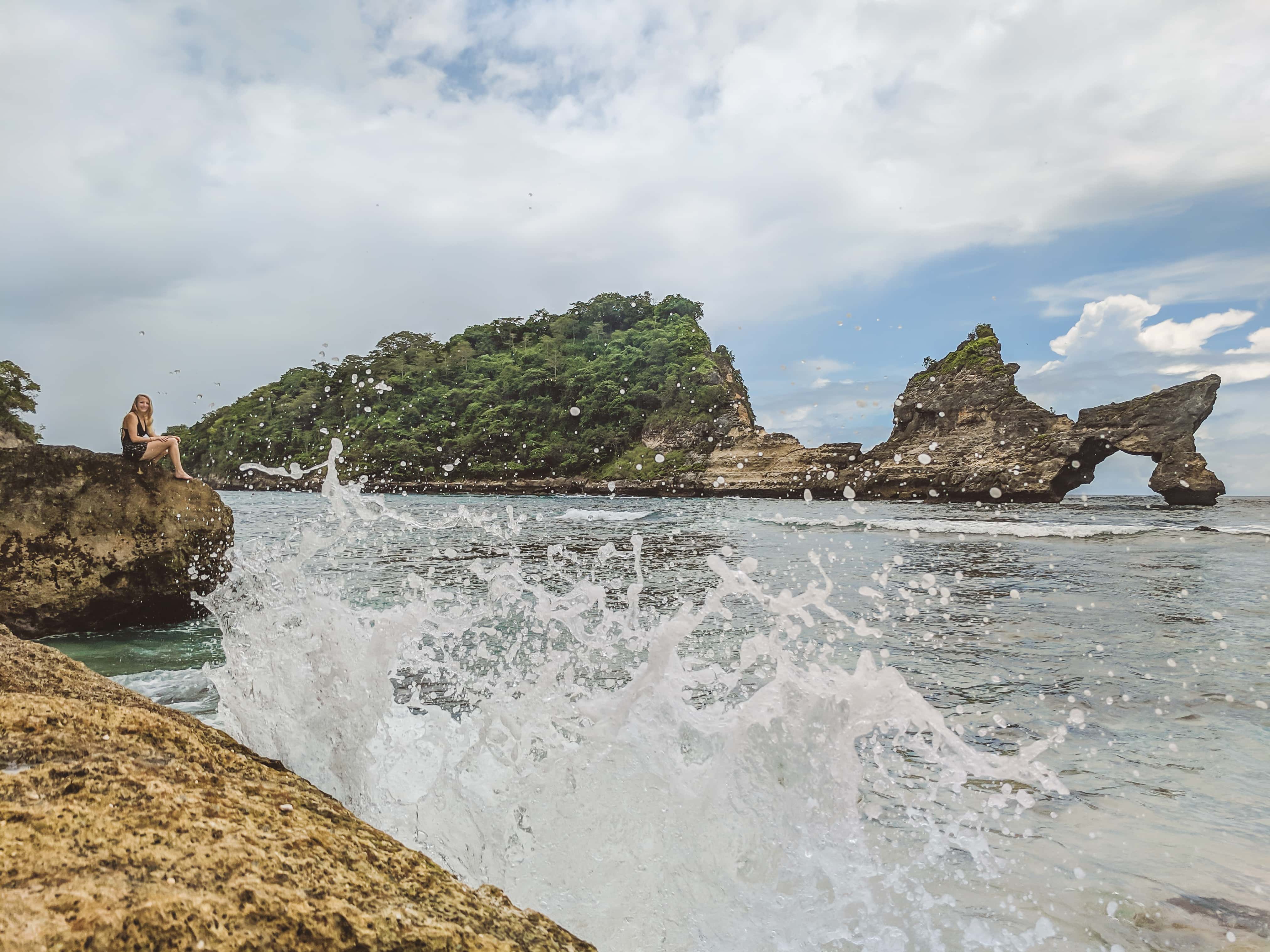 Atuh beach on Nusa Penida in Bali