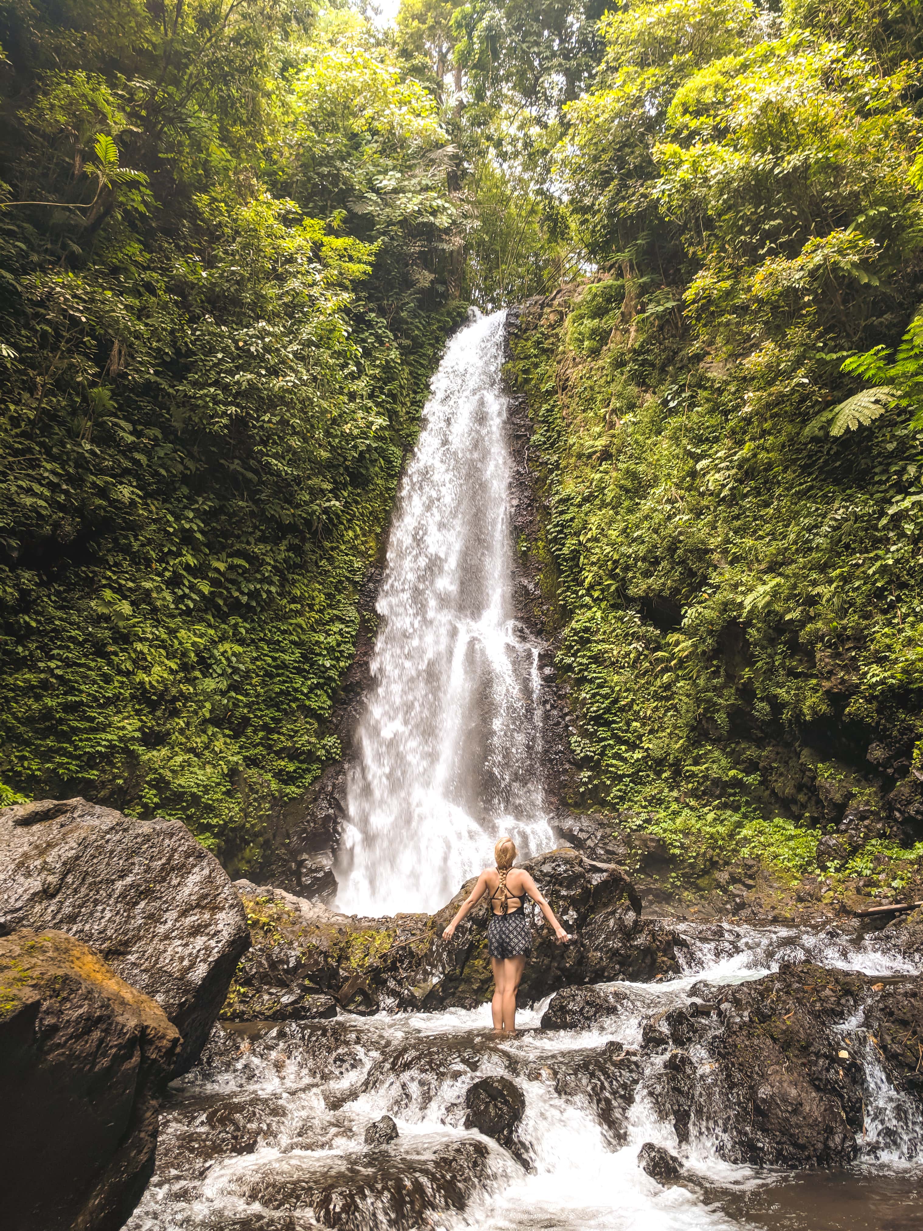 Melanting waterfall in northern Bali
