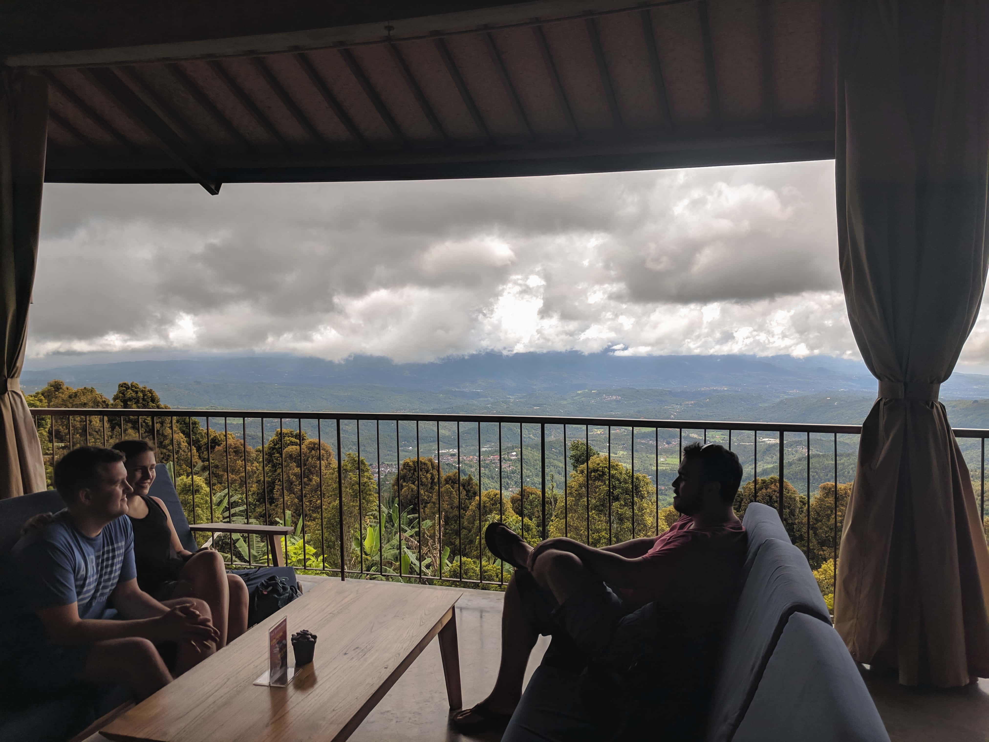 Ngiring Ngewadang restaurant in Munduk, Bali