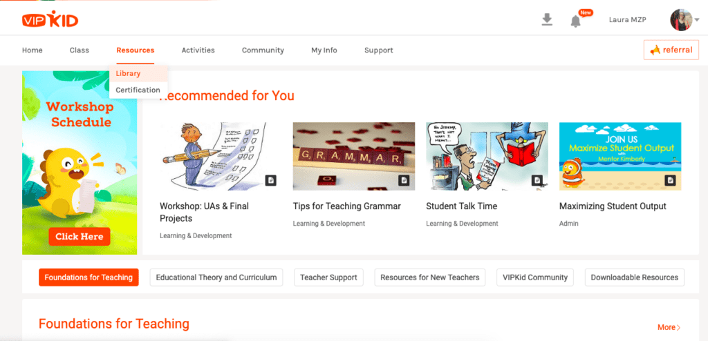 The top resources for VIPKID teachers