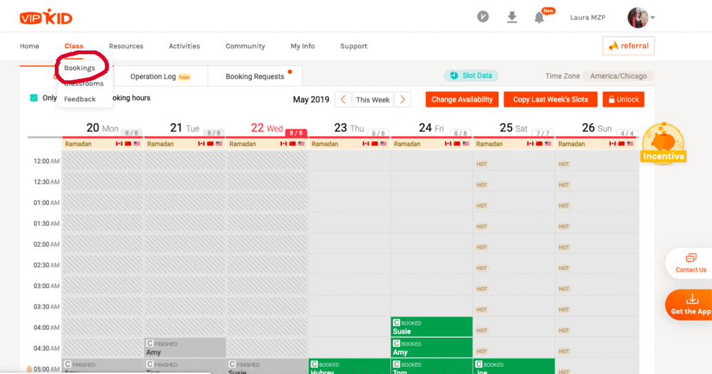 The Bookings Function and How to Use It