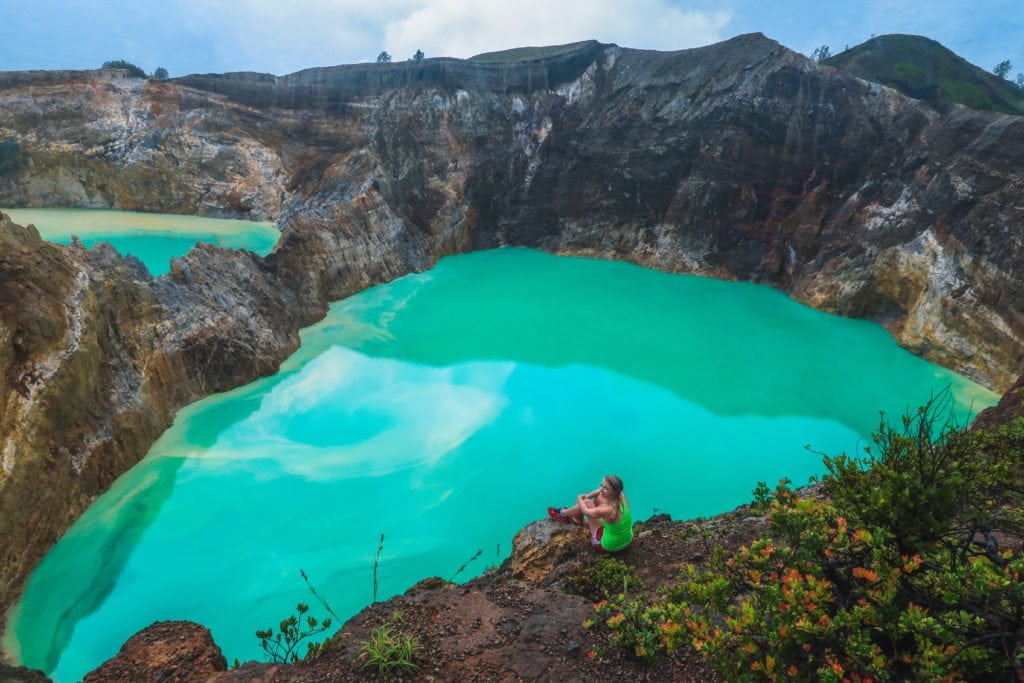 Volcanic Lakes in Moni, Indonesia - Flores Island