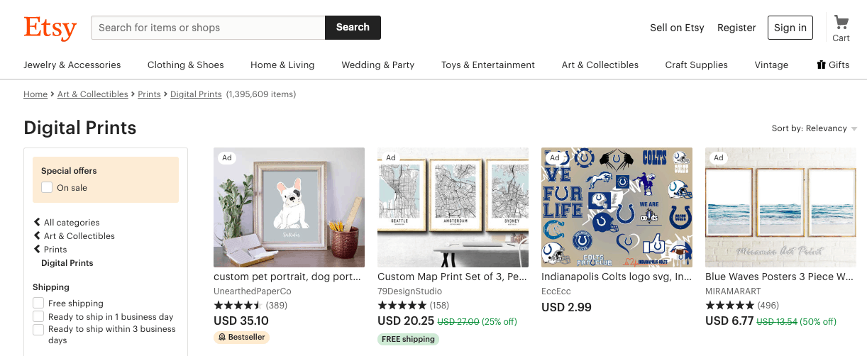 Open an Etsy Store as a Digital Nomad