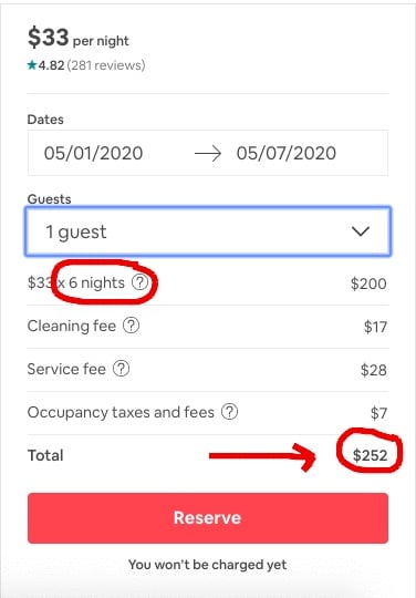 airbnb discount