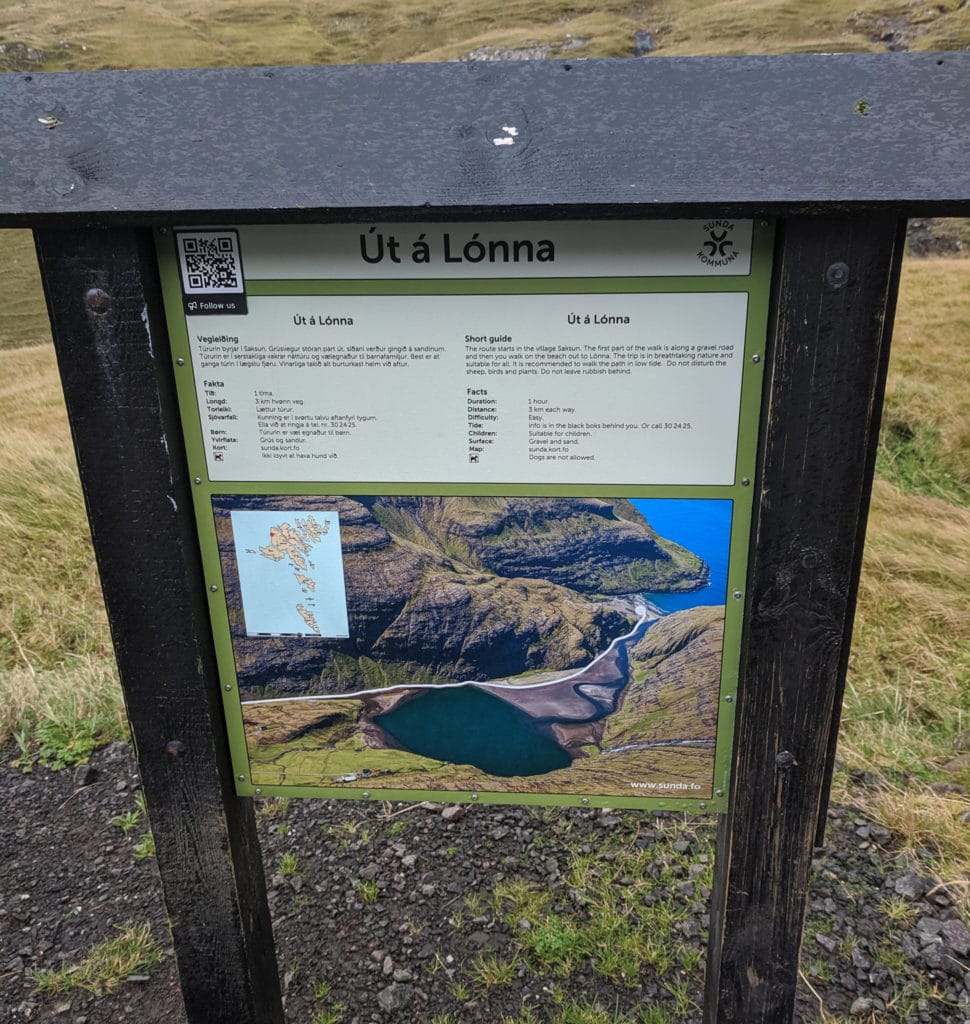 ut a lonna Hike - Saksun Faroe Islands Hiking
