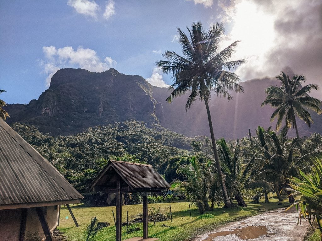 A View of the Mountains In Moorea