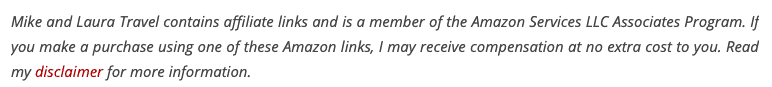 Privacy Policy and Disclaimer