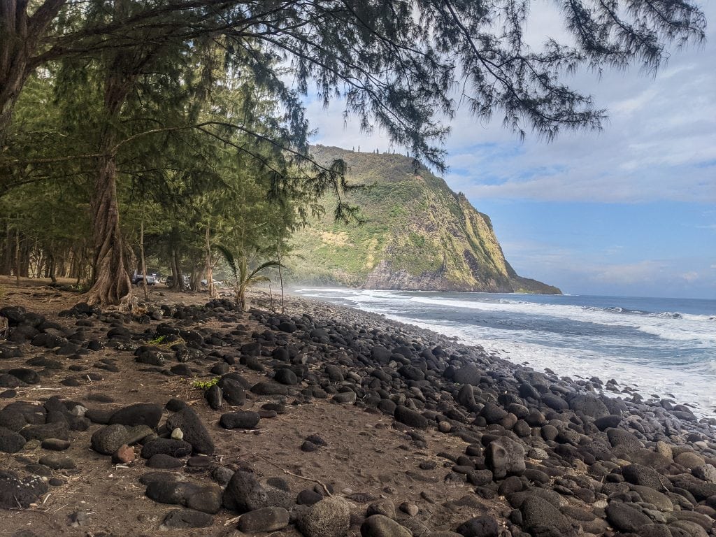 Waipi'o Valley Beach, Which Is An Awesome Day Trip From Hilo And One of the Best Things You Can Do.