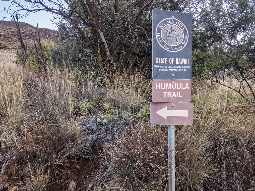 Humuula Trail Leading To The Summit of Mauna Kea on the Big Island of Hawaii.