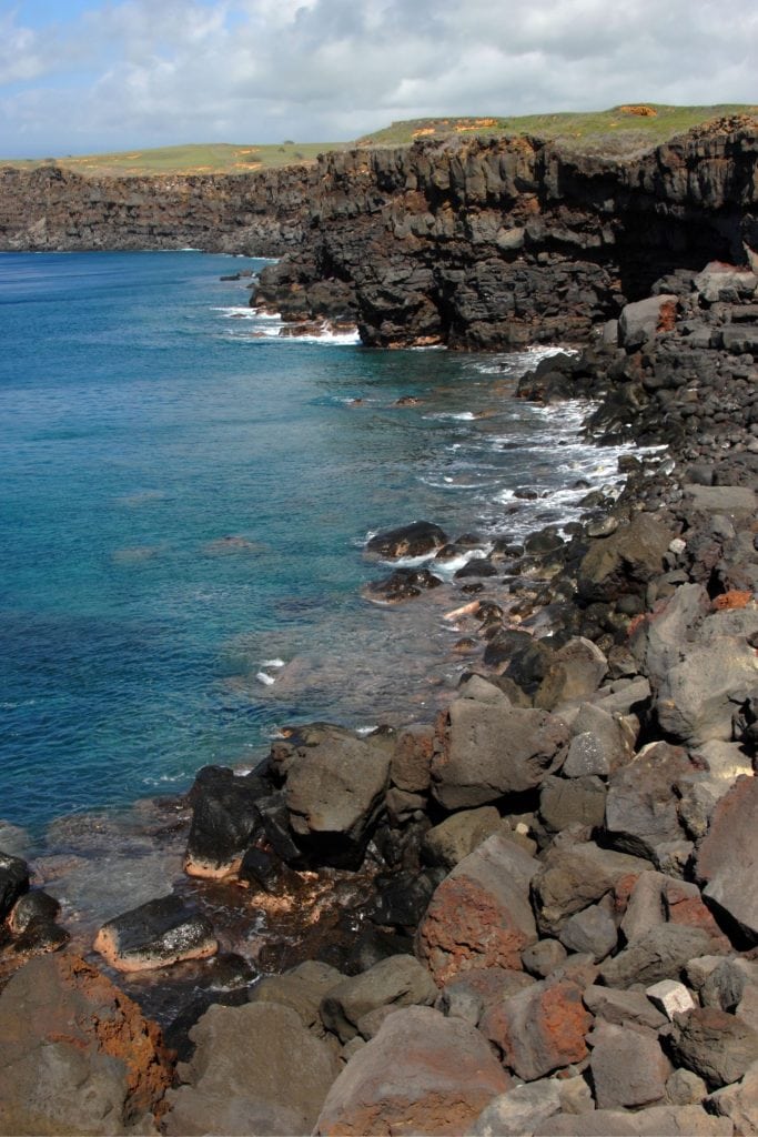 The Rugged Cliffs at the Southern End of The Big island.