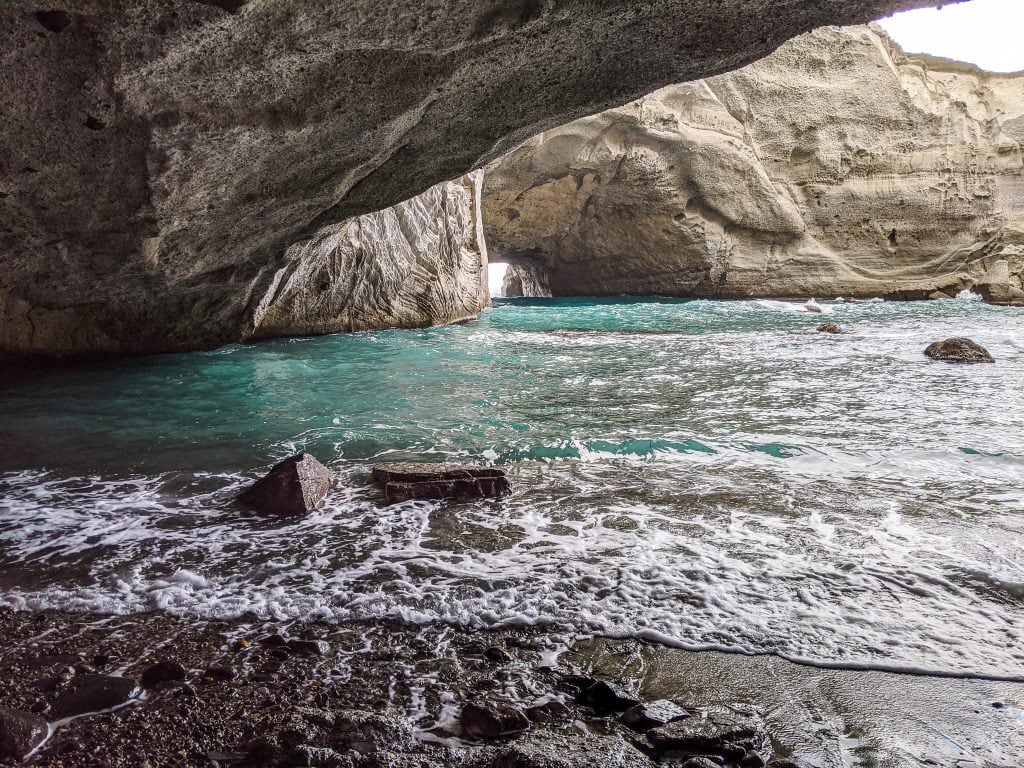 Visiting Sykia Cave In Milos Greece Is One Of The Best Things To Do On The Island.