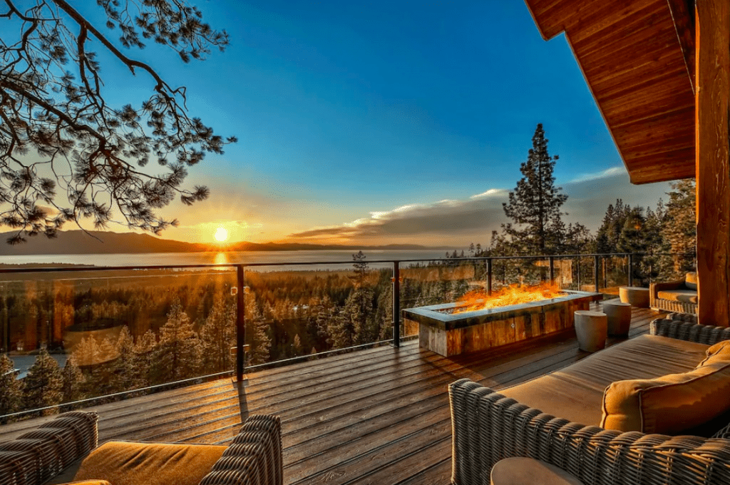 Magnificent View of The Sun Setting.
