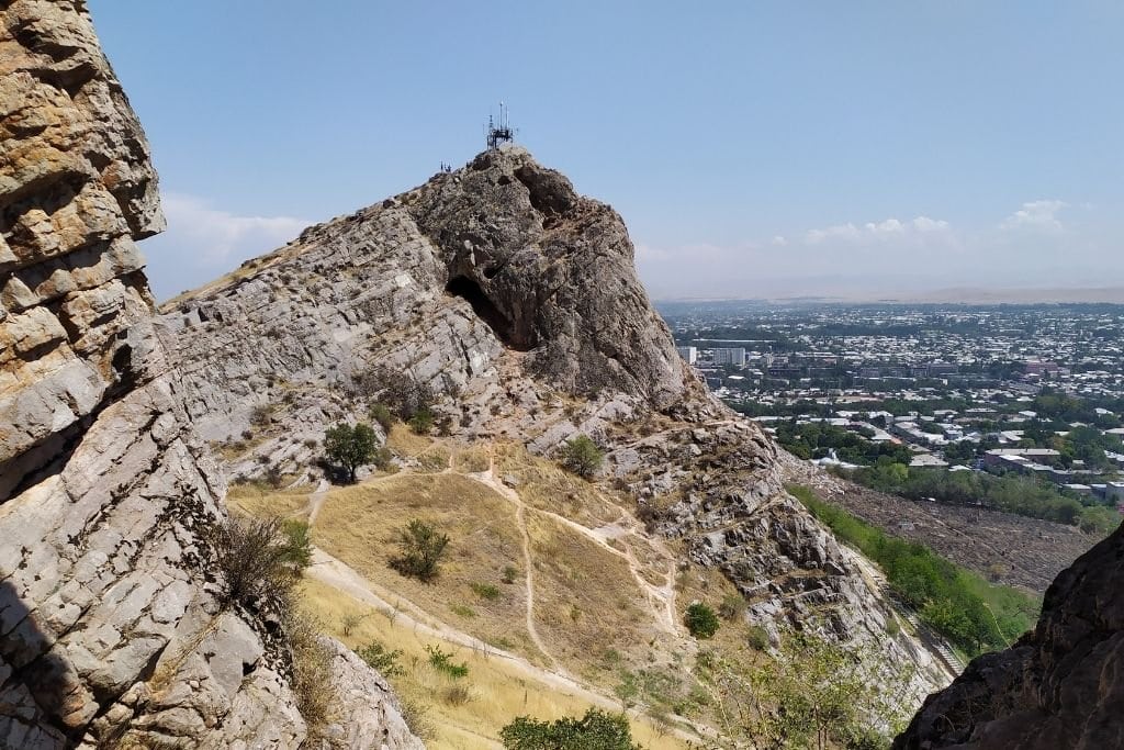 Sulayman Mountain in Osh, Kyrgyzstan.