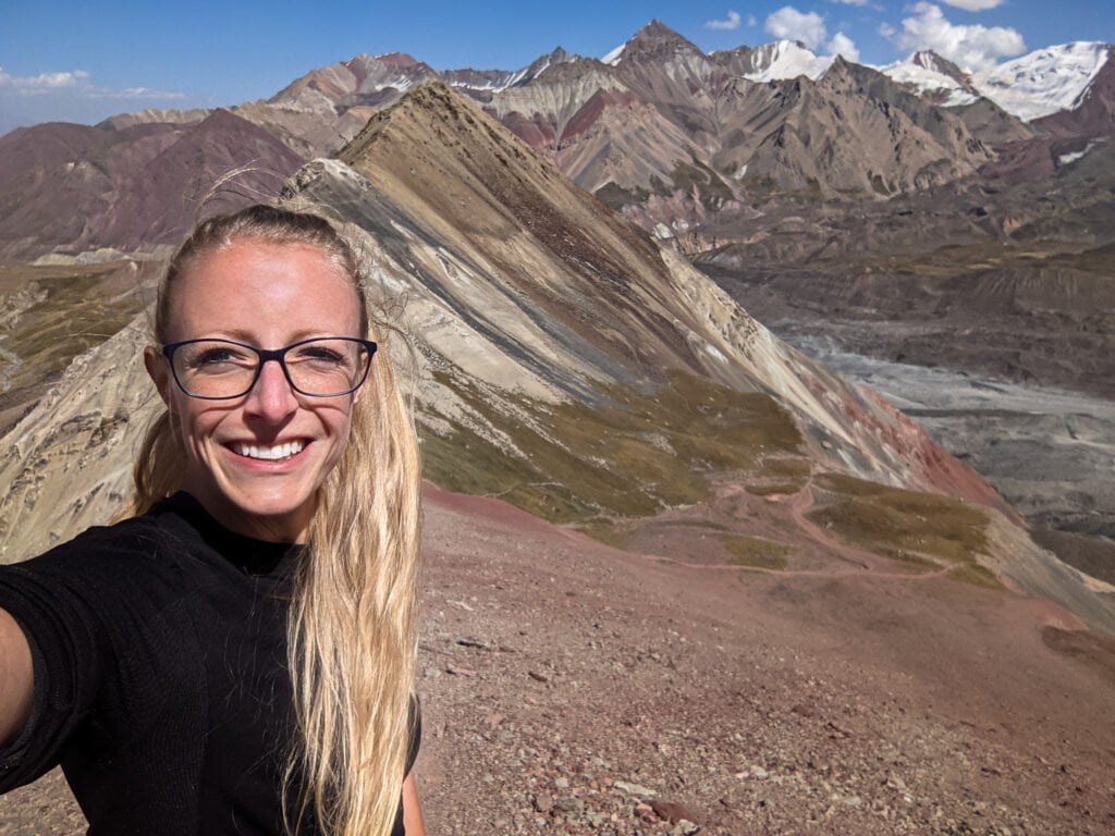 Standing At The Base of Peak Lenin on Traveler's Pass.