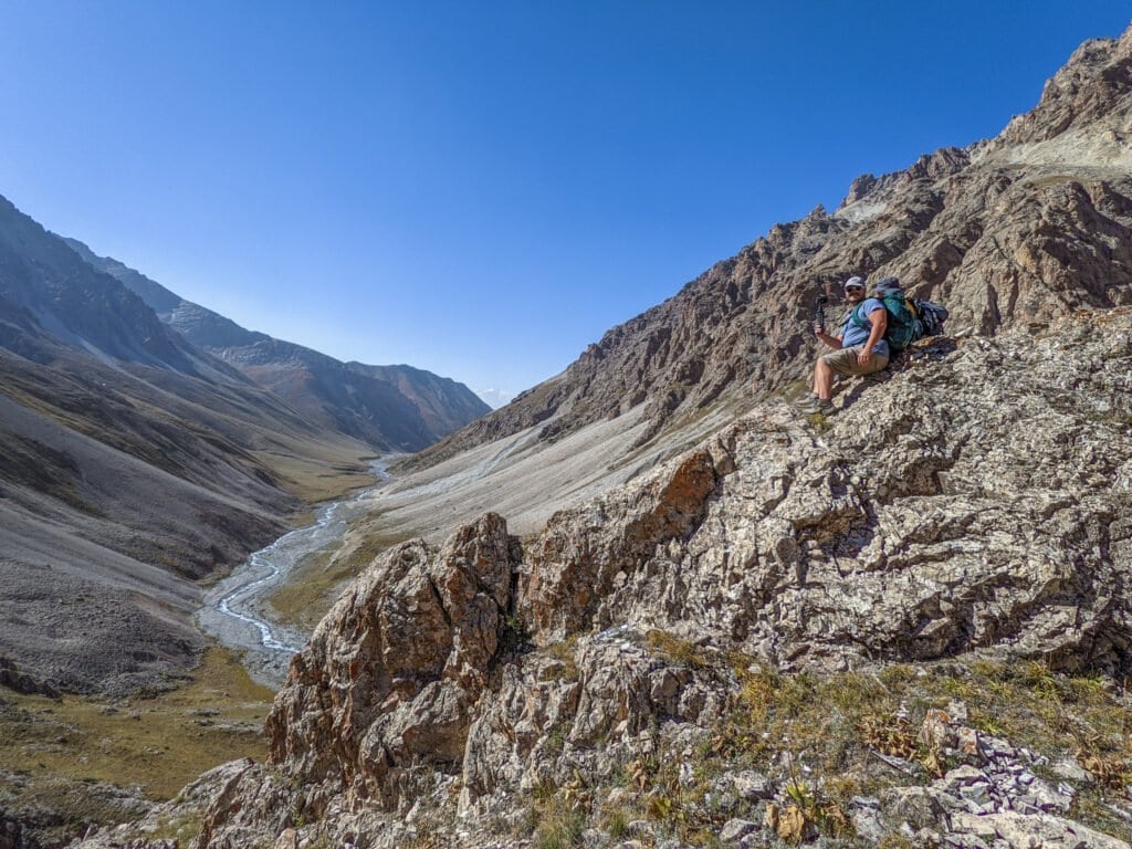 Hiking In Kyrgyzstan.