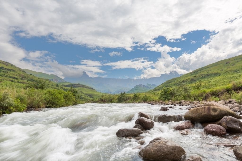 The Tugela River In South Africa Where Many People Participate in the Most Adventurous Things To Do In The Country.