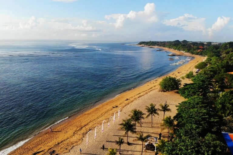 The coast of Sanur, Bali.