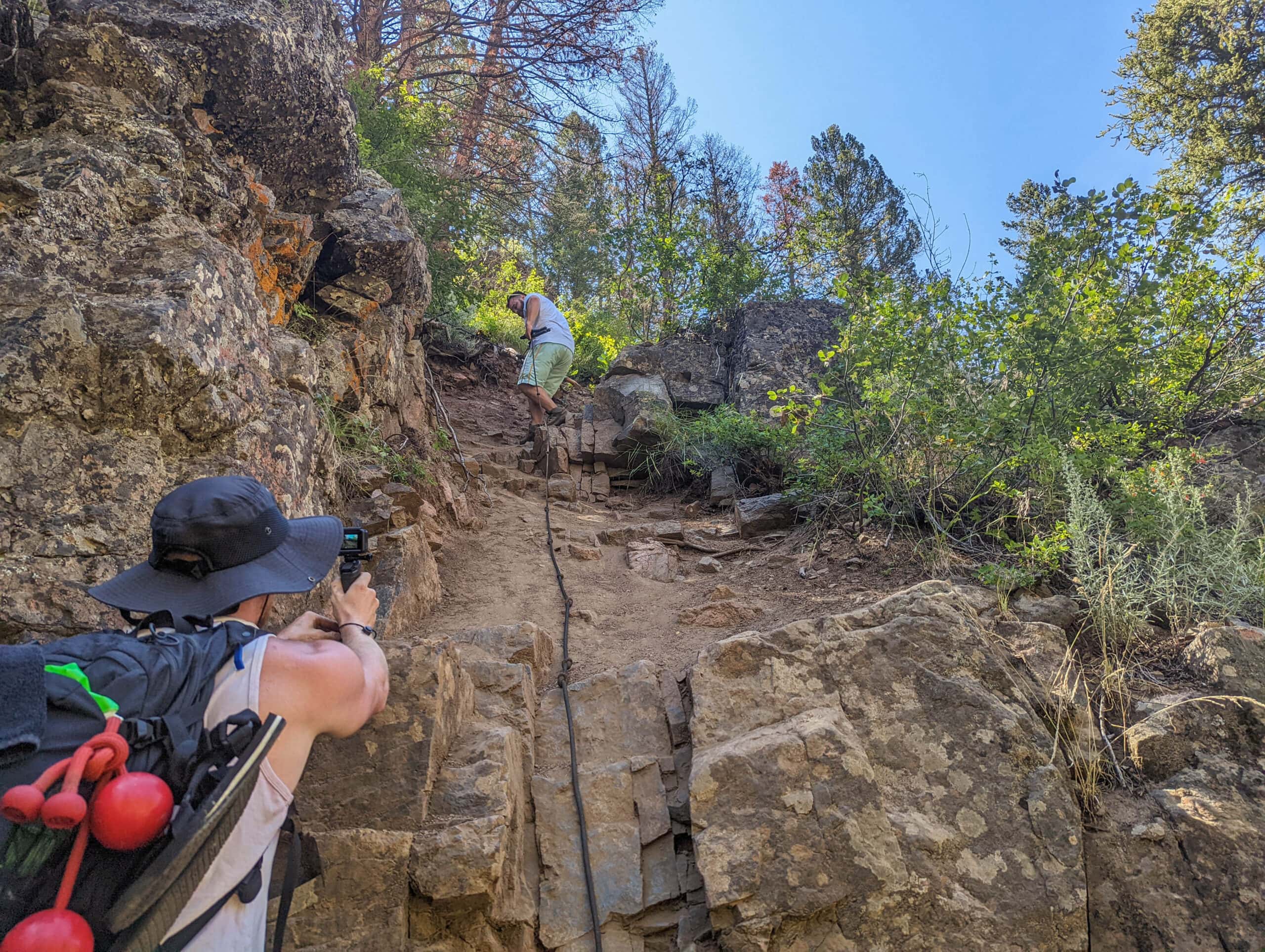 The Route Down To King Solomon Falls Near Steamboat Springs, Colorado.