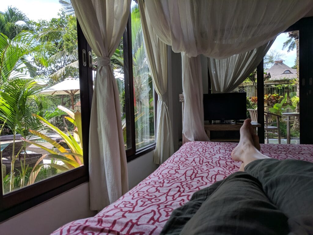 Nice guesthouse in Ubud, Bali.