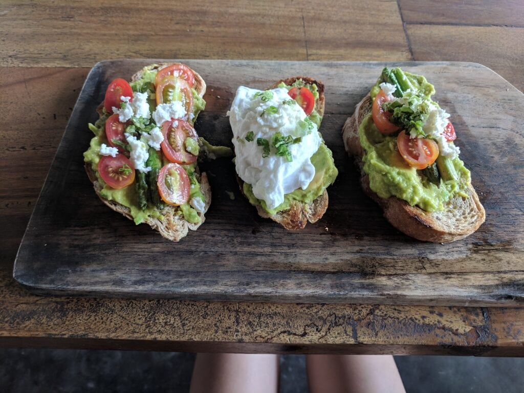 Food in Bali, Indonesia.
