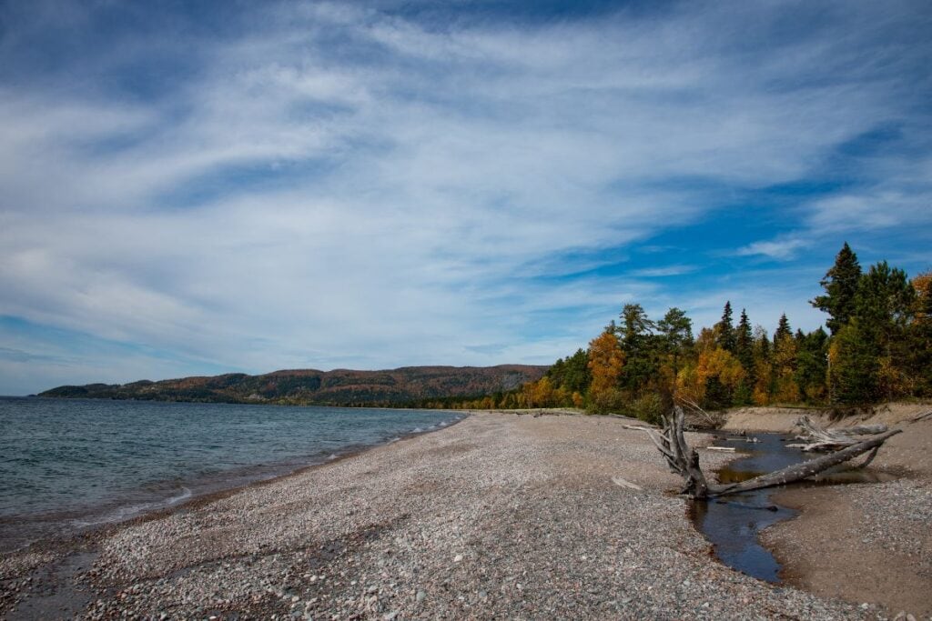 Agawa Bay Campground at Lake Superior Provincial Park