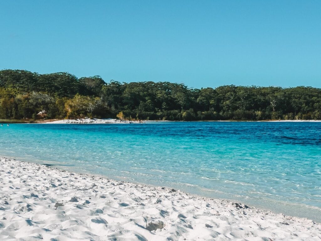 The beaches of Fraser Island, one of the Unesco World Heritage Sites In Australia.
