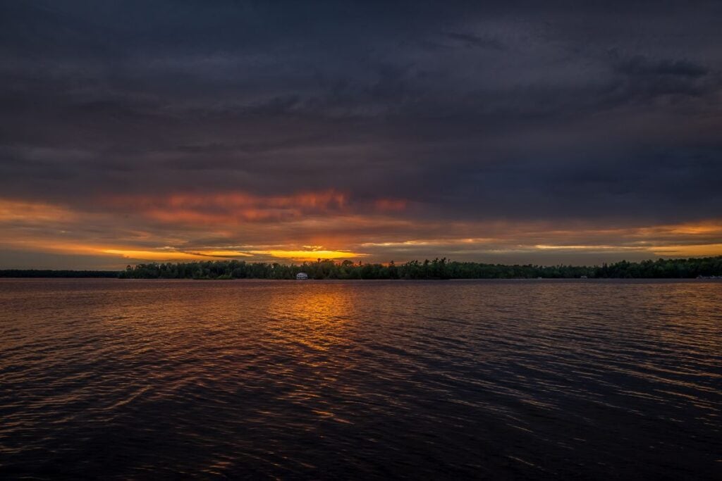 Sunset at Murphy's Point Provincial Park