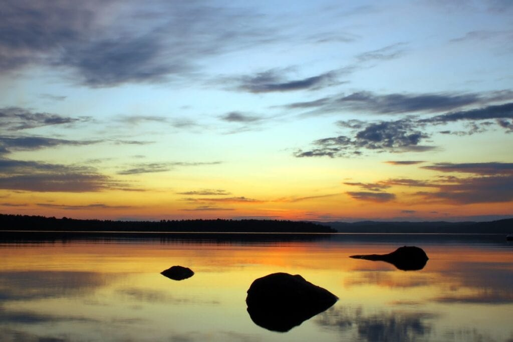 Ottawa River at Sunset in Driftwood Provincial Park