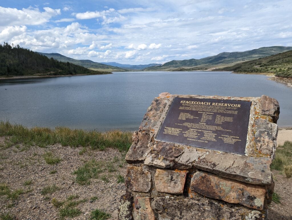 Stagecoach State Park Campground is just a stone's throw away from the Flat Tops Wilderness near Steamboat Springs, Colorado