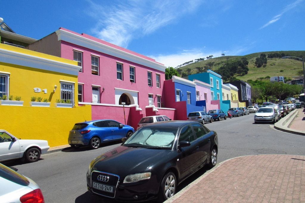 Bo Kaap neighborhood in Cape Town