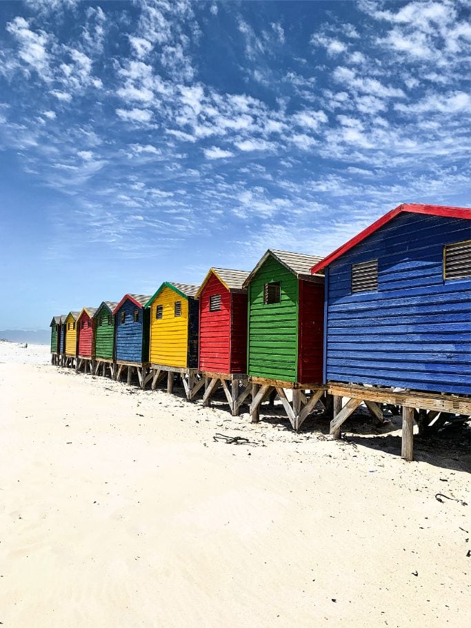 Houses in Muizenberg Beach, Cape Town