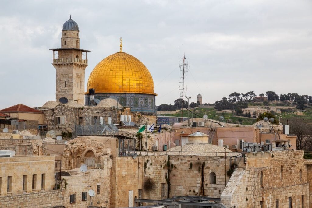 Jerusalem is on place in Israel that might get snow occasionally.