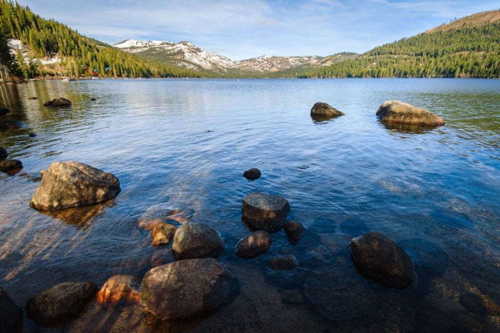 Donner Memorial state park is an awesome place to hike in the summer.