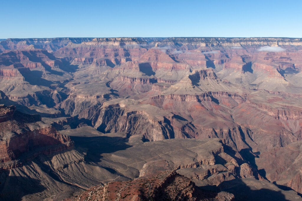 View from Mather Point, at the Grand Canyon South Rim.