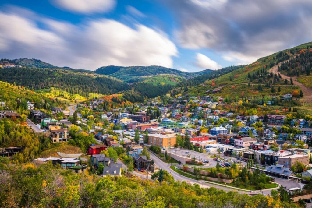 Park City Utah is a great city to visit - and there are quite a few hiking trails around. 