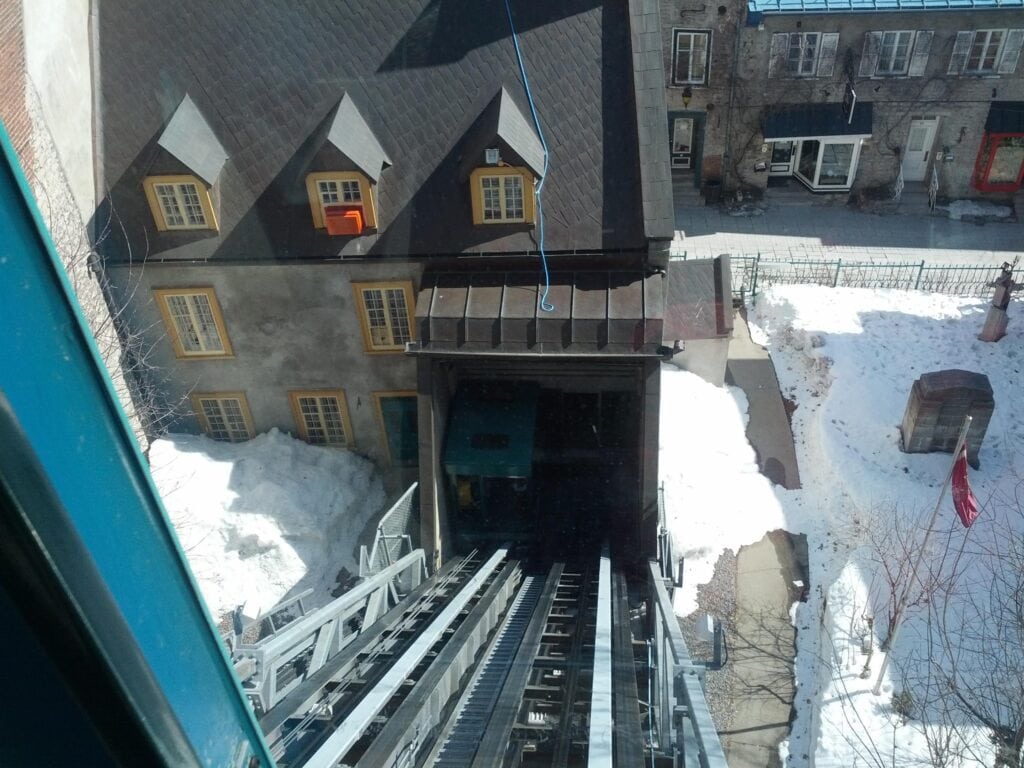 Get a break from climbing the hills of Quebec City, and take a ride on the historical funicular.