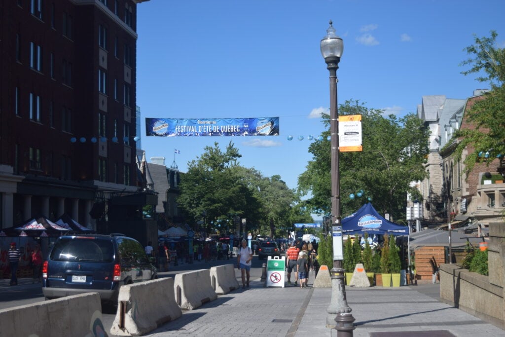 Basically, the Grand Allee is where all the ‘action’ in Quebec is.