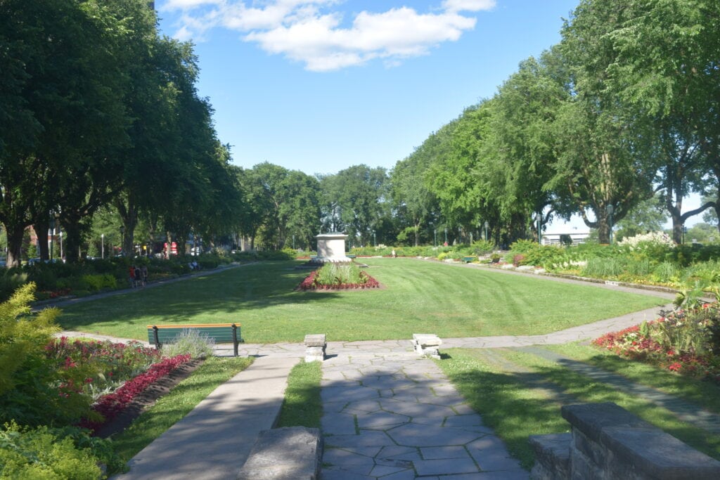 Another free attractions of Quebec City is the Joan of Arc Garden.