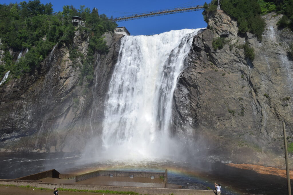 Don’t visit Quebec without a visit to the most beautiful waterfall in Canada.