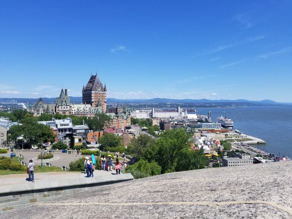 A view of Quebec City.