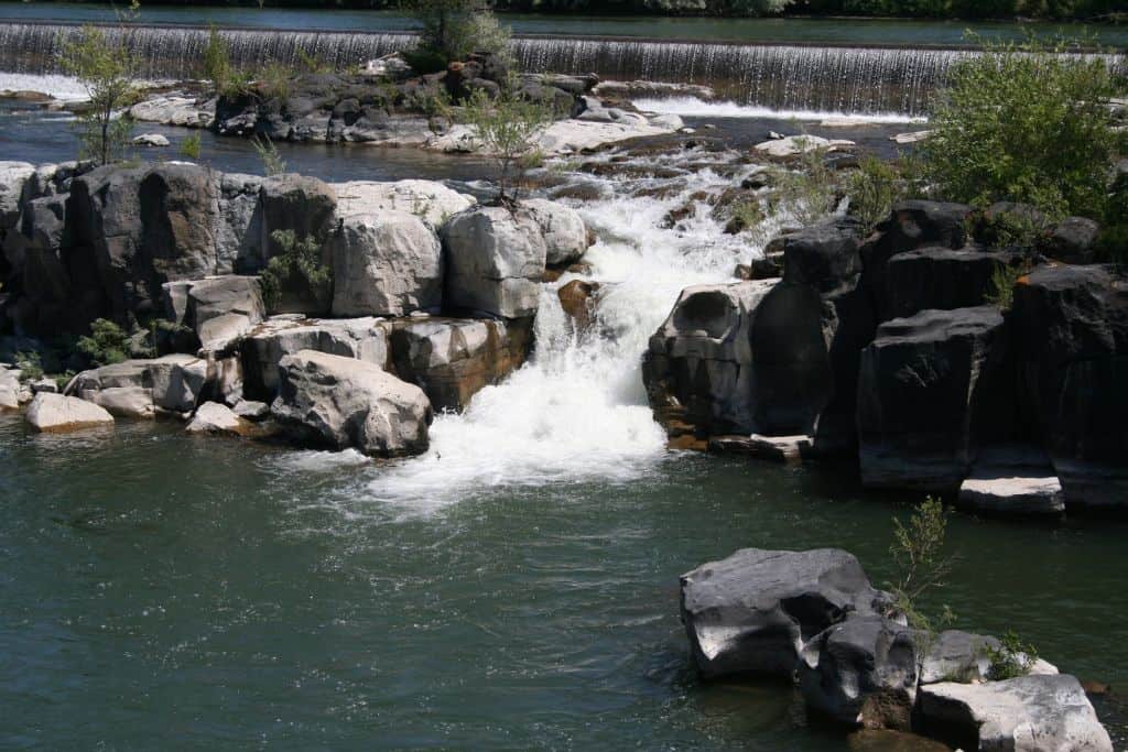 Aerial view of Idaho Falls