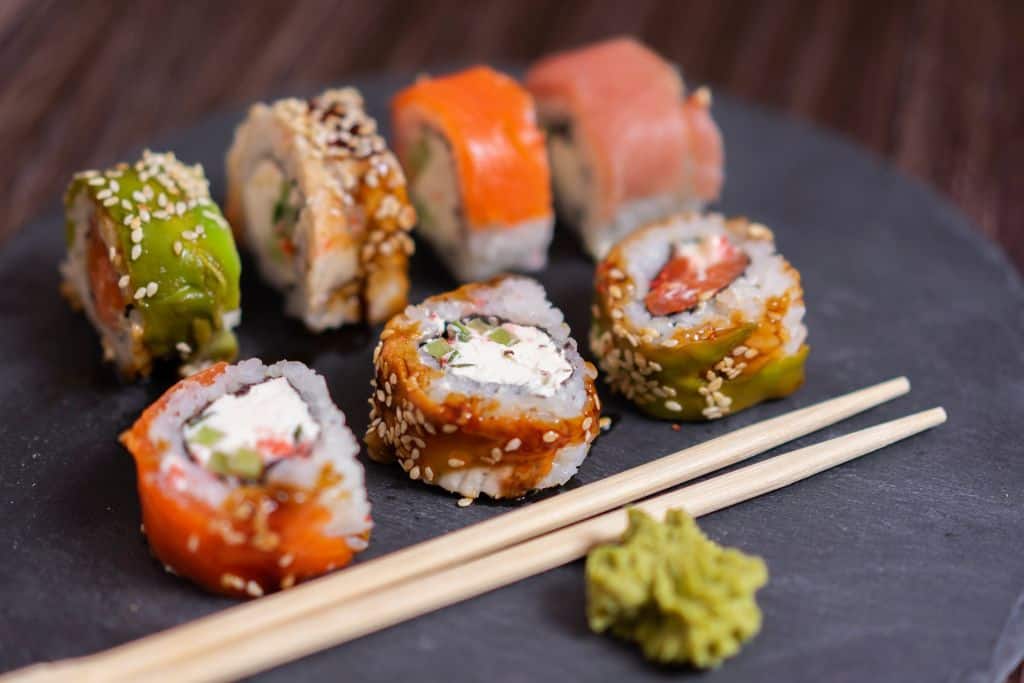Some of the best Asian food in Idaho Falls is delicious sushi rolls.