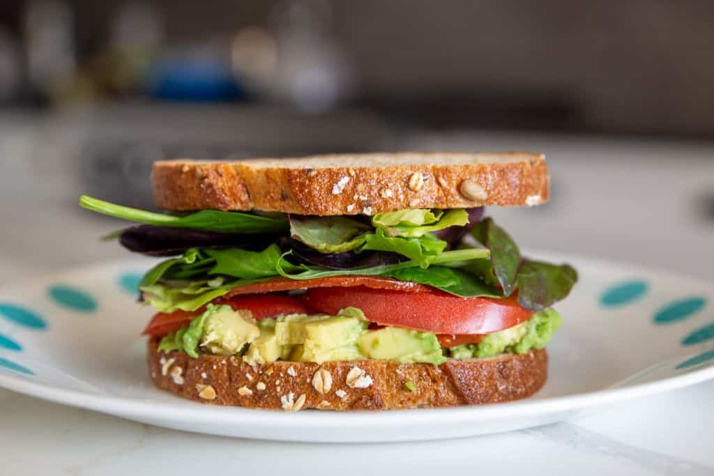 The best vegan restaurant in Idaho Falls (Altavita Restaurant) serves great sandwiches like this.
