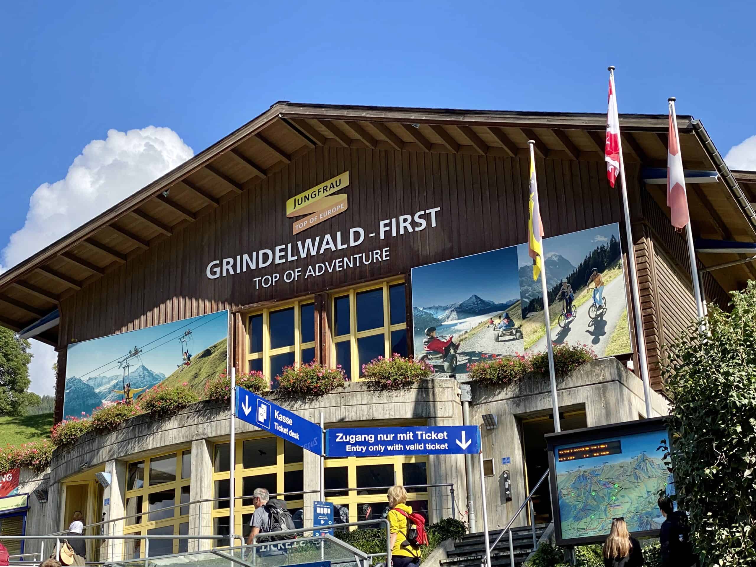 Riding the iconic cable cars is one of the best things to do in Grindelwald, Switzerland.