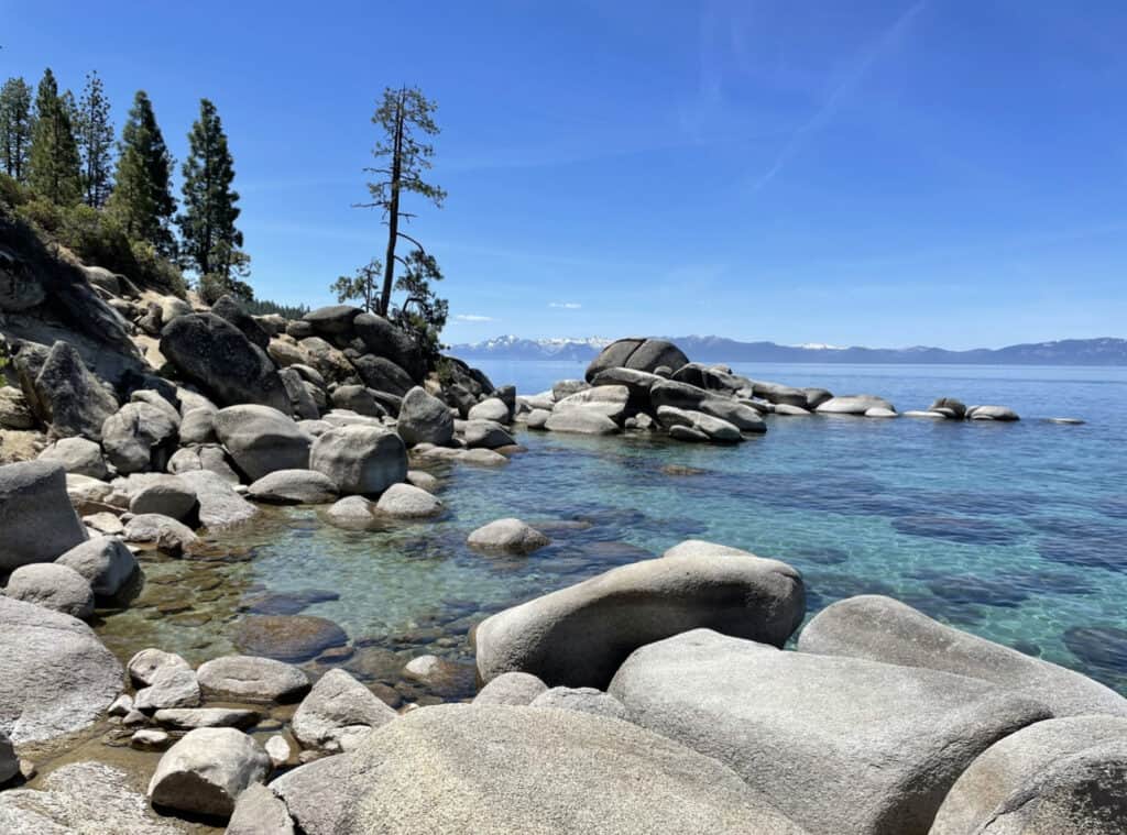 Sand Harbor is one of the busiest places on Lake Tahoe so make sure you go early.
