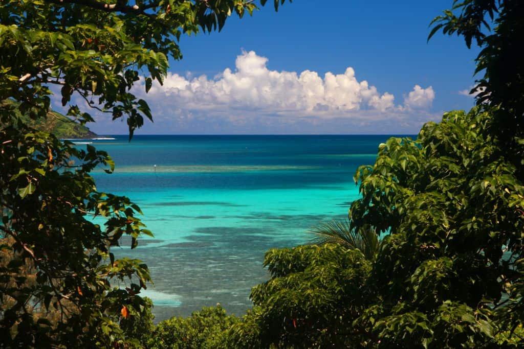 The Remote Island In Fiji.