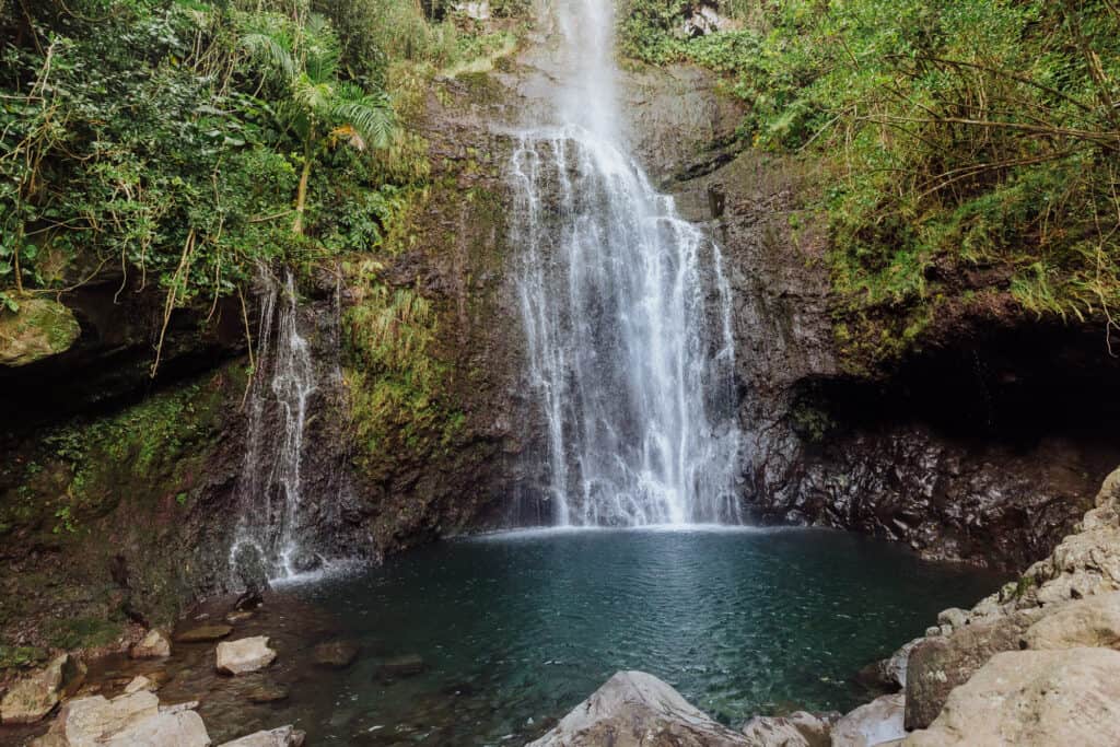 Wailua Falls is the most photographed waterfall in all of Maui.