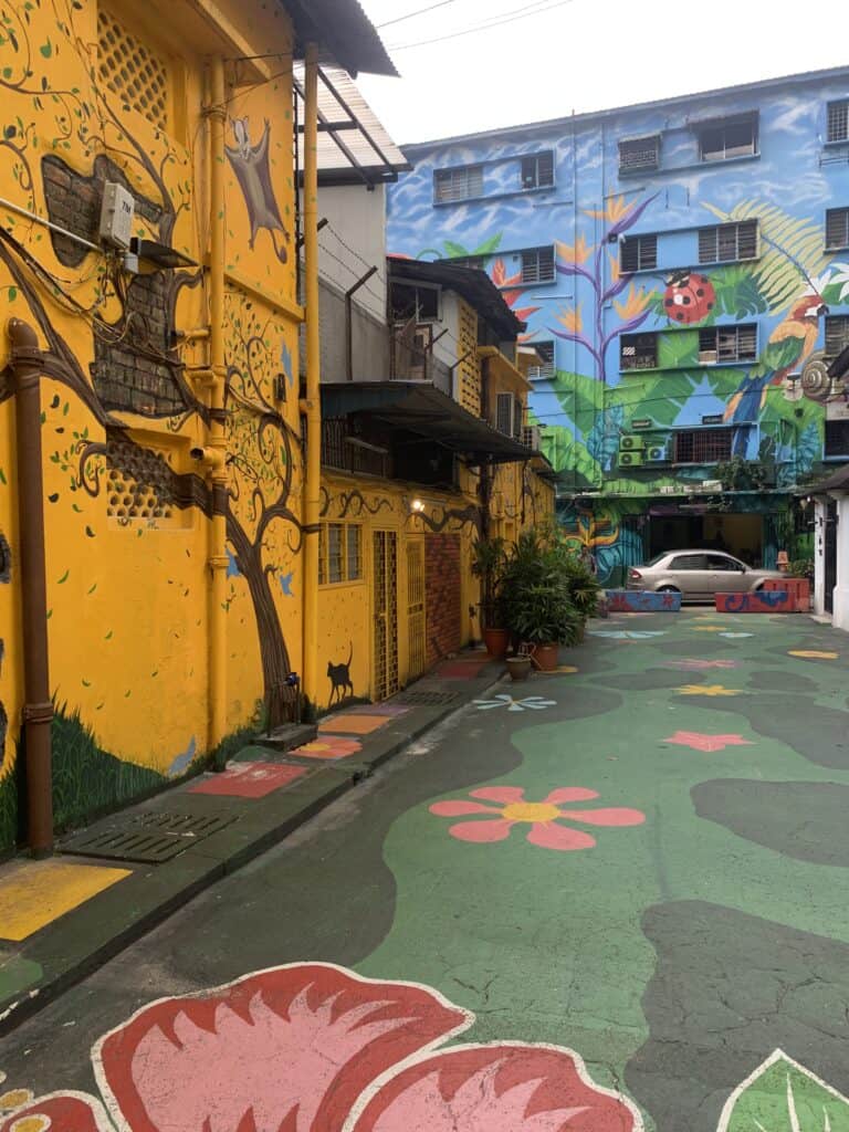 Exploring the colorful alleys of Kuala Lumpur is a great way to discover street art in the area.