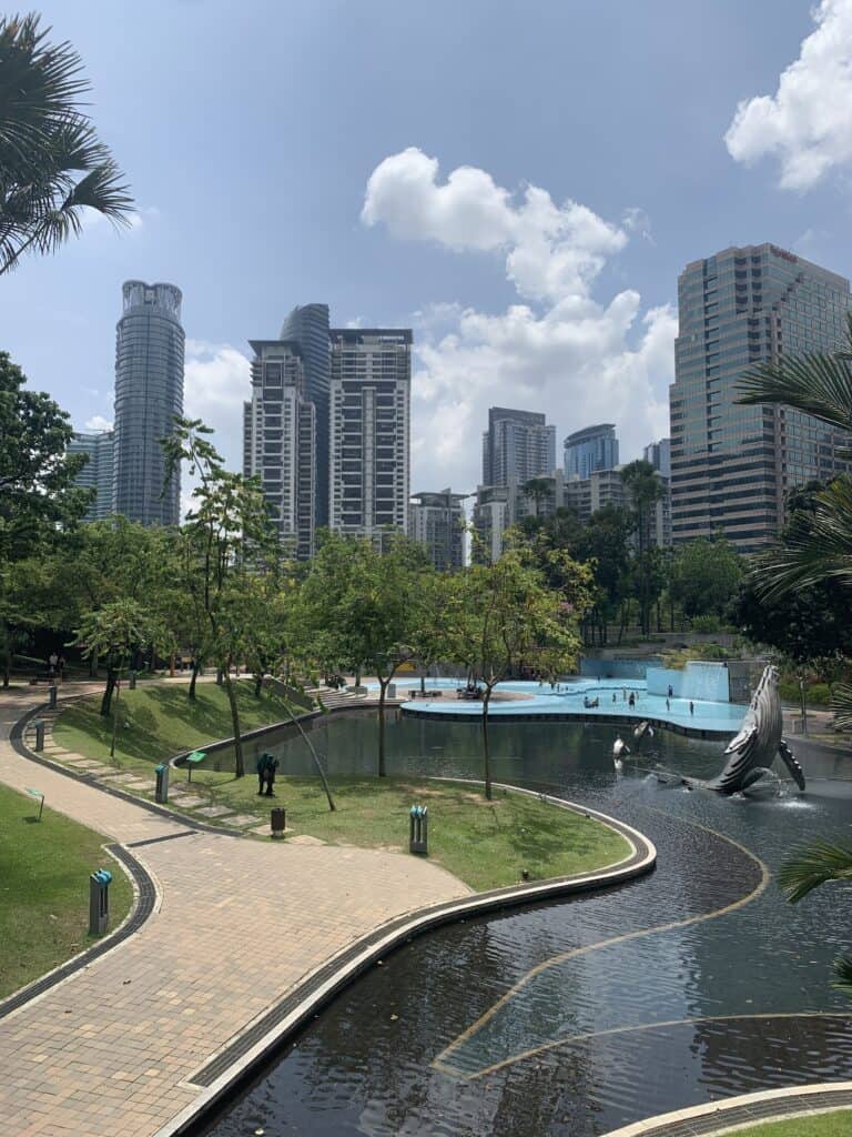 Kuala Lumpur is a safe and vibrant city with lot of green spaces and parks to explore.